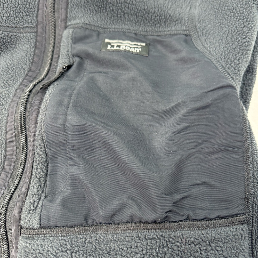 L.L. Bean Full Zip Fleece Jacket - Picture 5 of 5